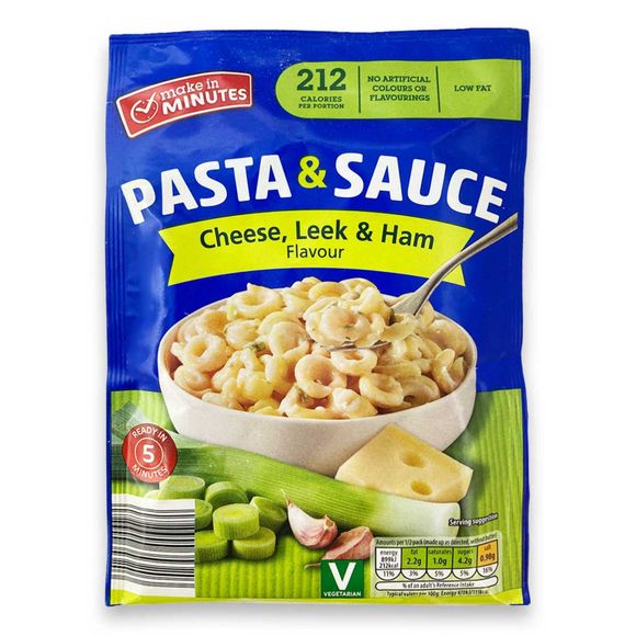 Make In Minutes Pasta & Sauce Cheese, Leek & Ham Flavour 110g